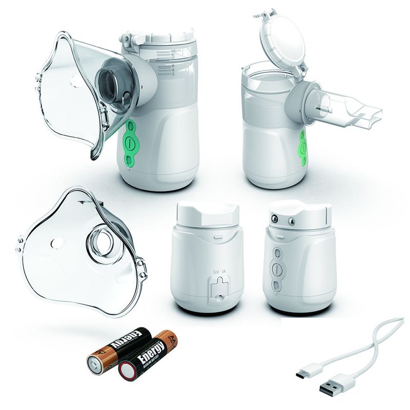 Съемный Nebulizer дома астмы батареи для кашля холодное 87% C.I. 1-4um