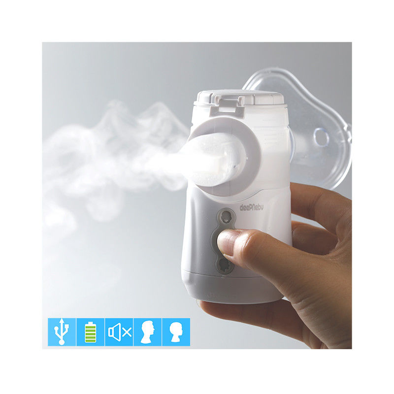Взрослые дети кашляют сподручная машина дома ≥0.265ml/Min Nebulizer с USB DC батареи